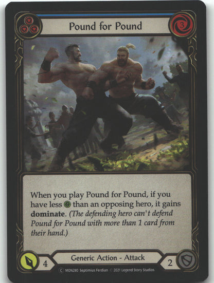 Pound for Pound (Blue)
