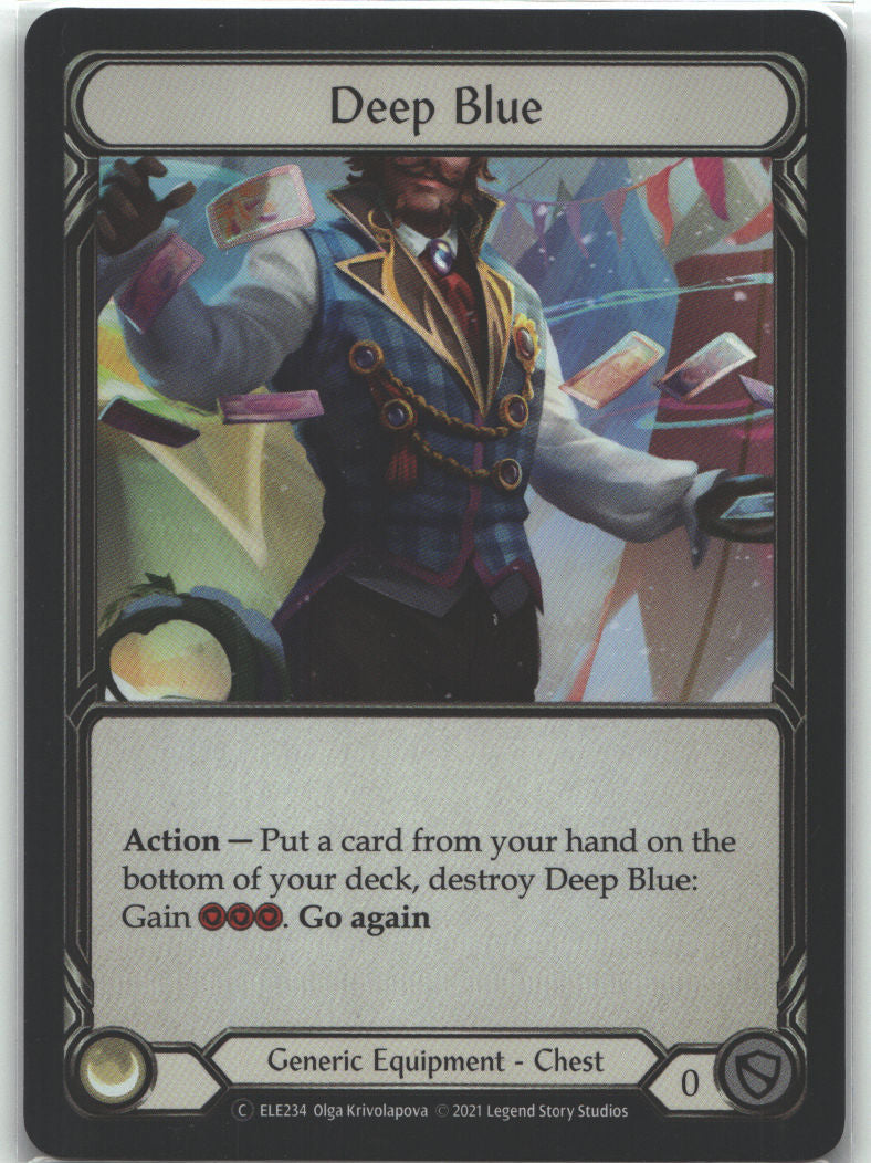 Deep Blue | Lightly Played / English / Unlimited Edition Rainbow Foil