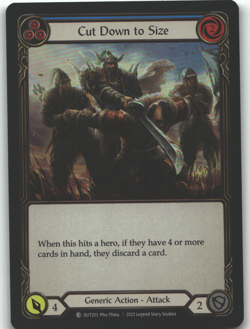 Cut Down to Size (Blue)