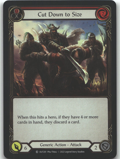 Cut Down to Size (Red)