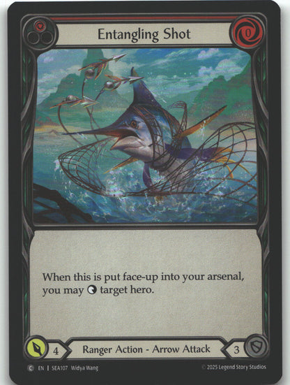 Entangling Shot | Lightly Played / English / Rainbow Foil