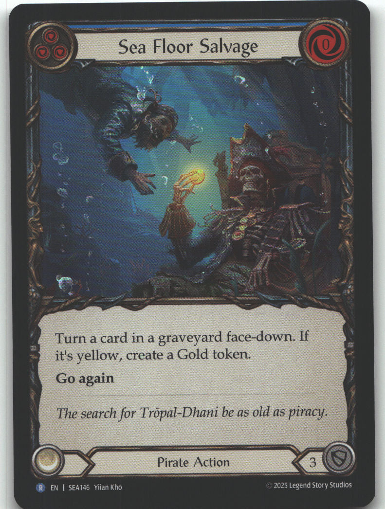 Sea Floor Salvage | Lightly Played / English / Rainbow Foil