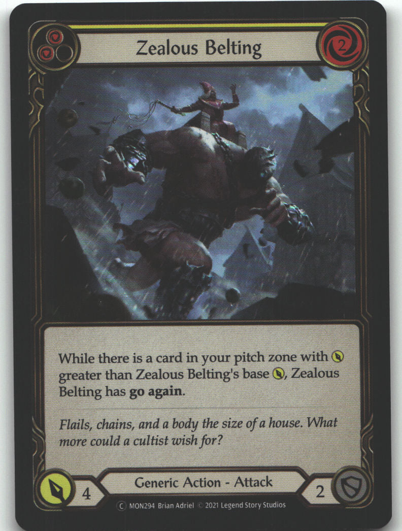 Zealous Belting (Yellow)