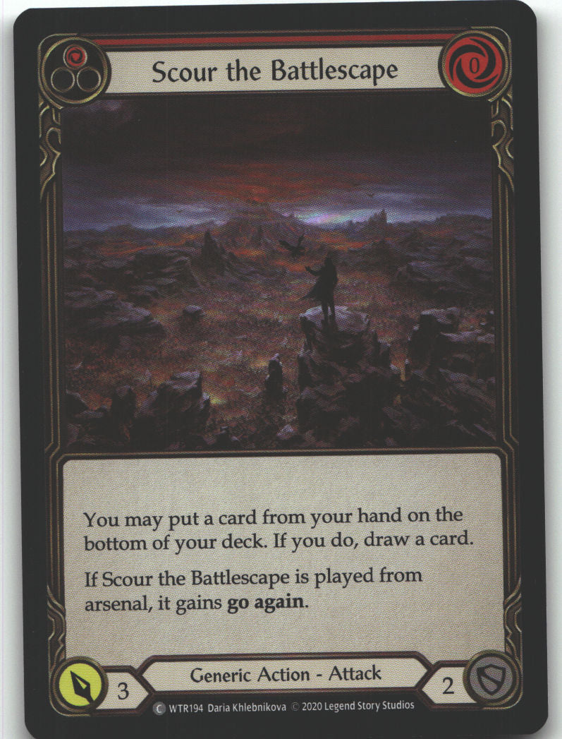 Scour the Battlescape (Red)