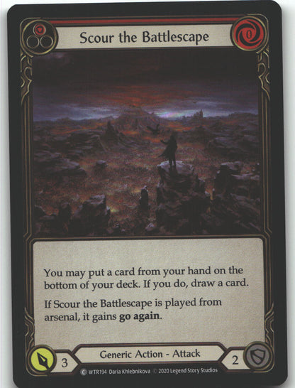 Scour the Battlescape (Red)