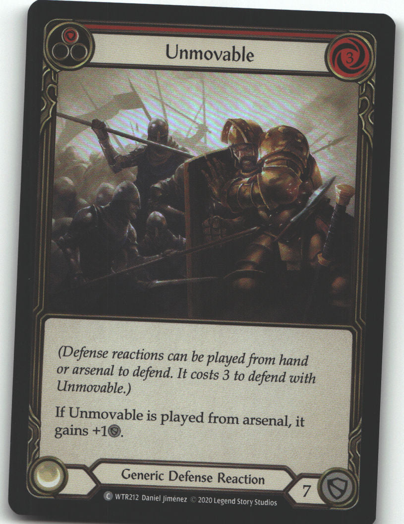 Unmovable (Red)