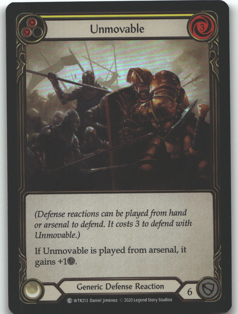 Unmovable (Yellow)