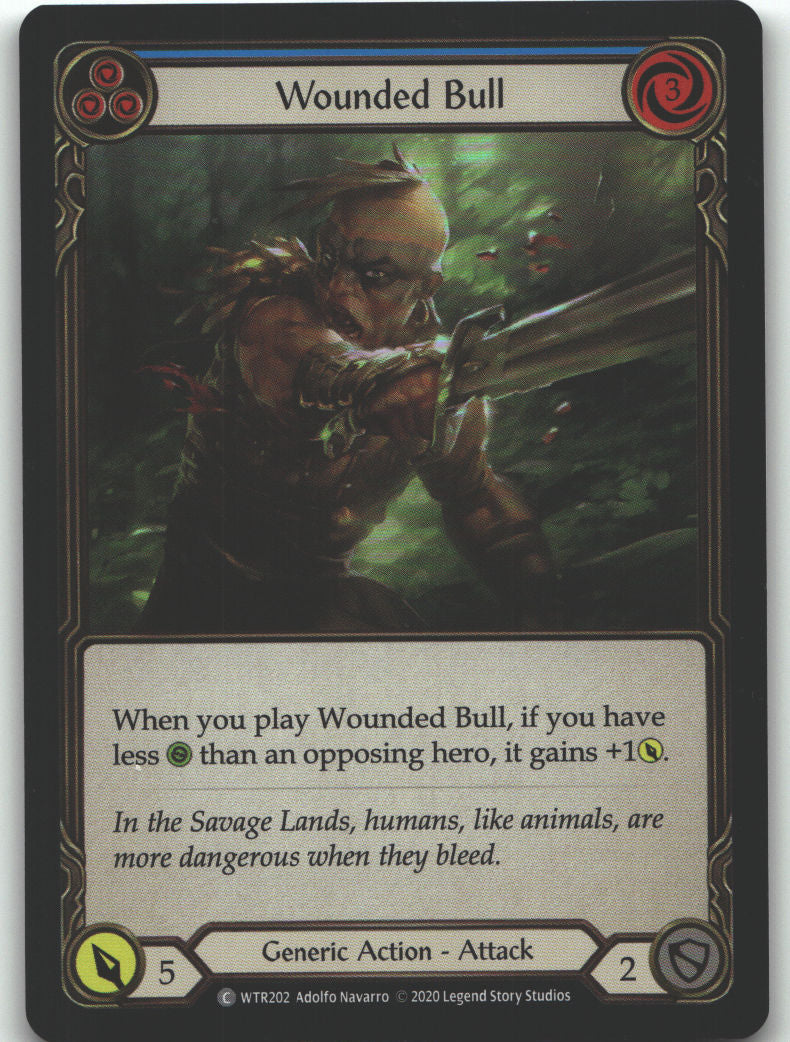 Wounded Bull (Blue)
