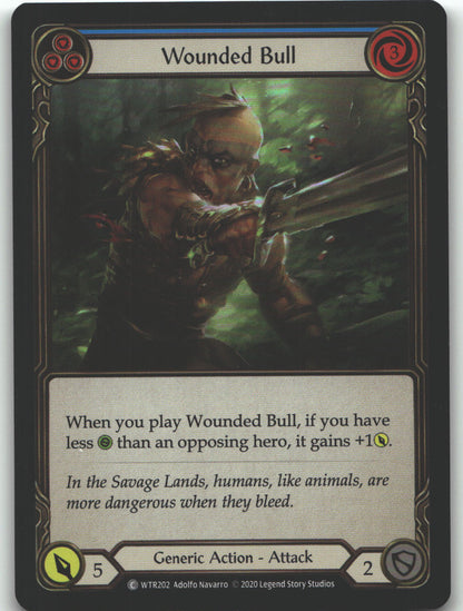 Wounded Bull (Blue)