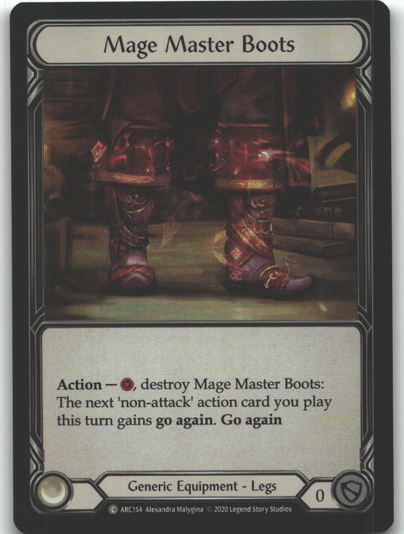 Mage Master Boots | Lightly Played / English / Unlimited Edition Rainbow Foil