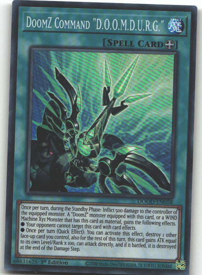 DoomZ Command "D.O.O.M.D.U.R.G."