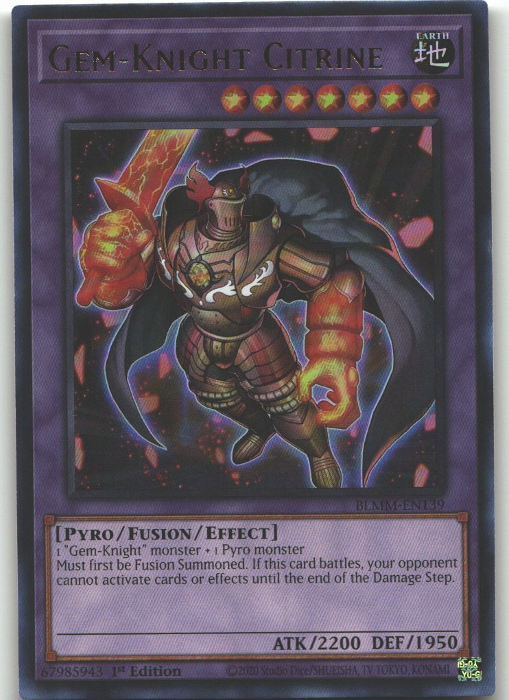 Gem-Knight Citrine