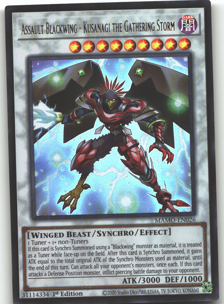 Assault Blackwing - Kusanagi the Gathering Storm