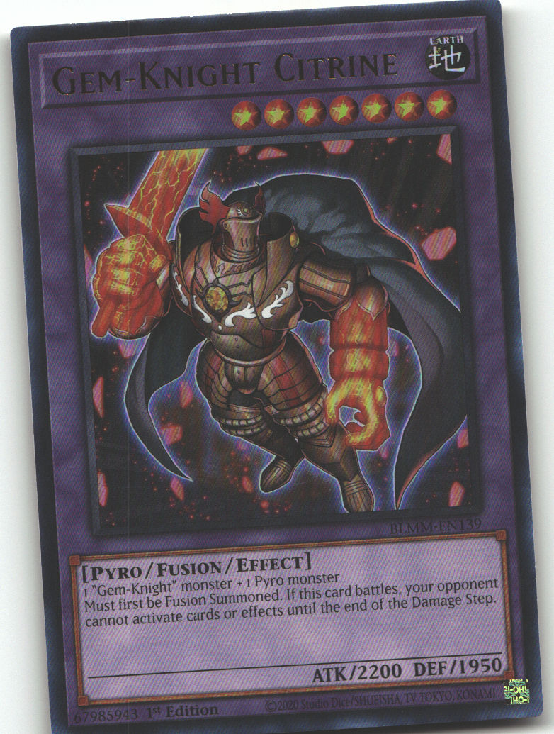 Gem-Knight Citrine