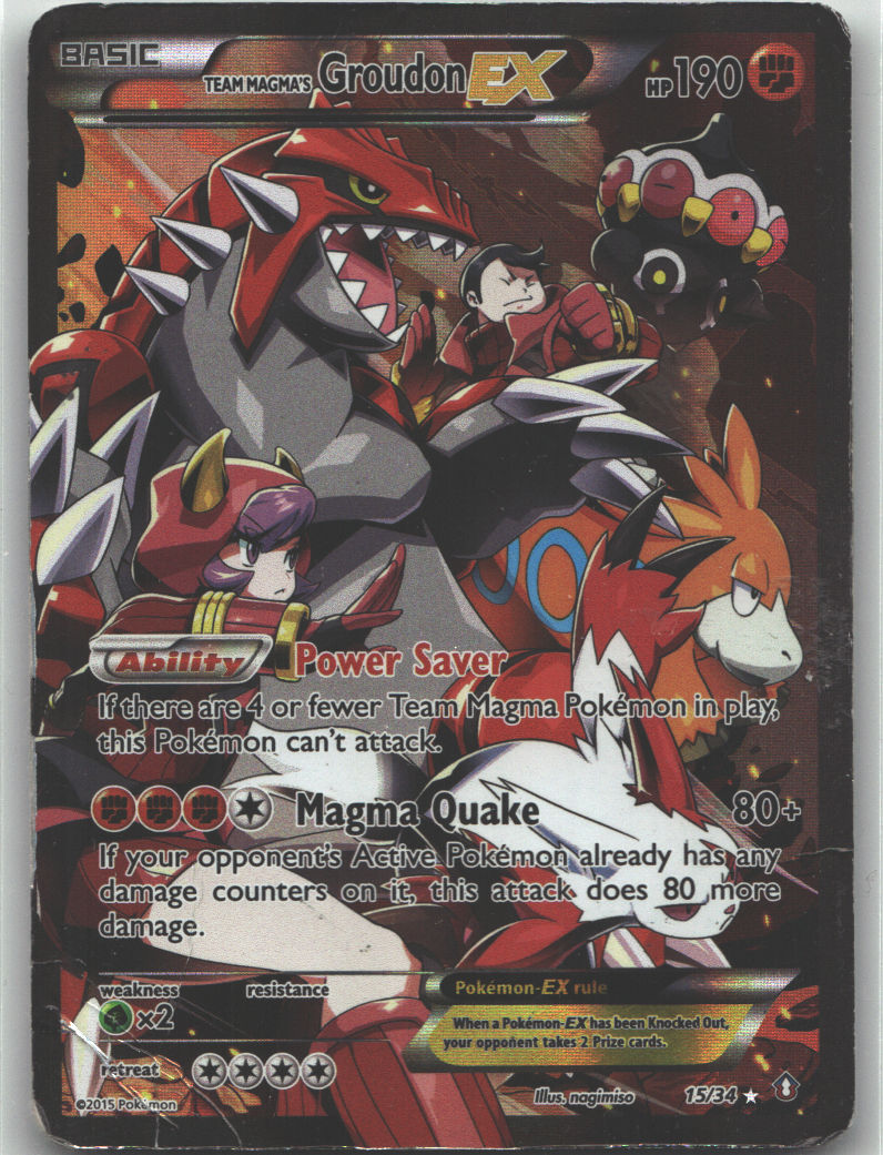 Team Magma's Groudon EX