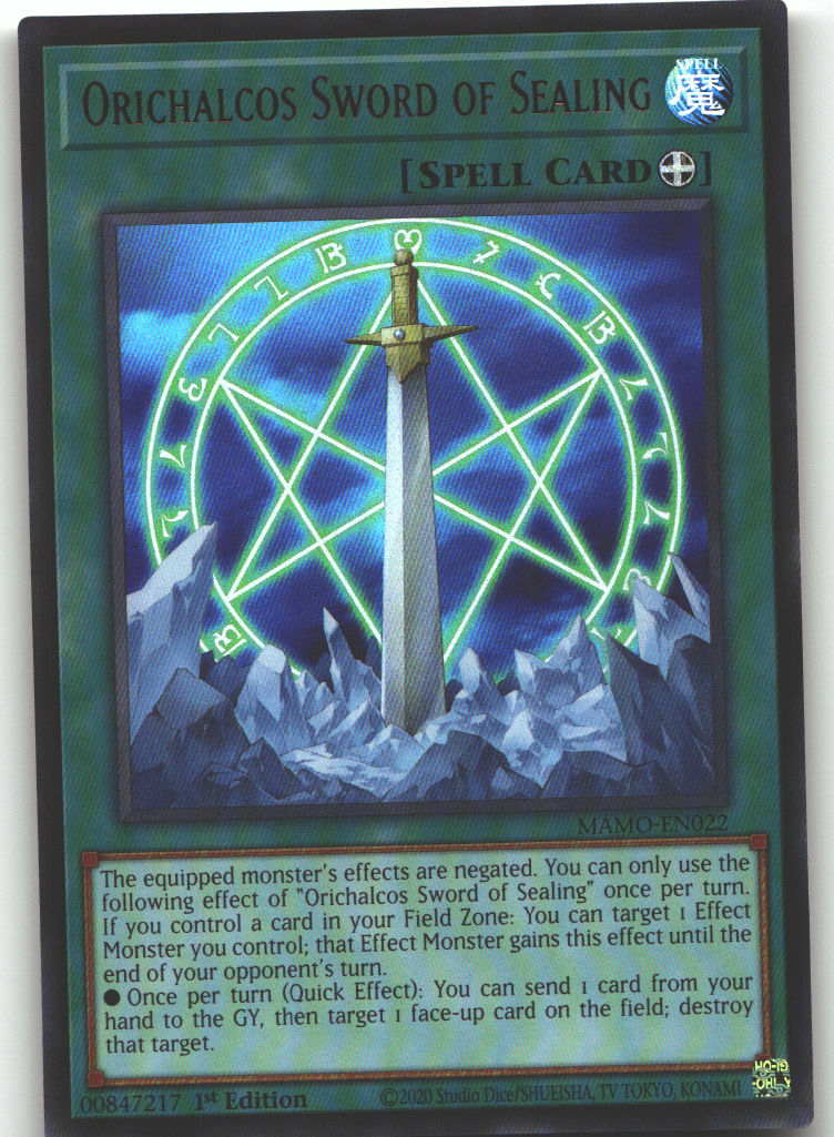 Orichalcos Sword of Sealing