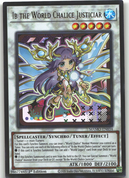 Ib the World Chalice Justiciar