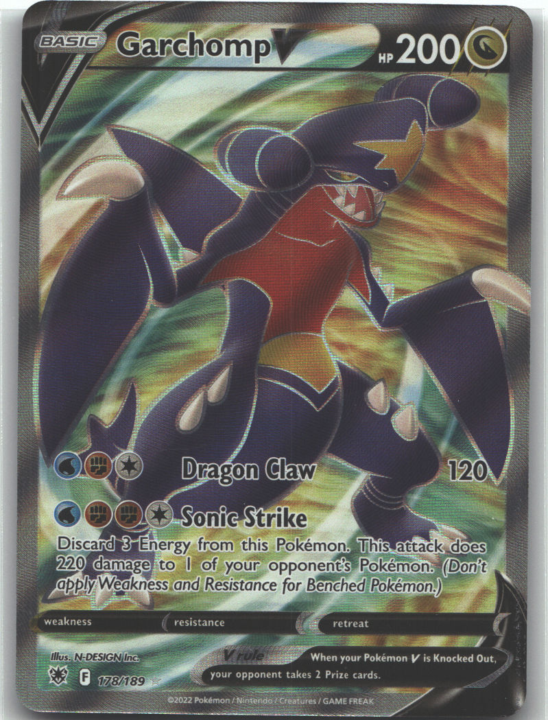 Garchomp V (Full Art) | Near Mint / English / Holofoil