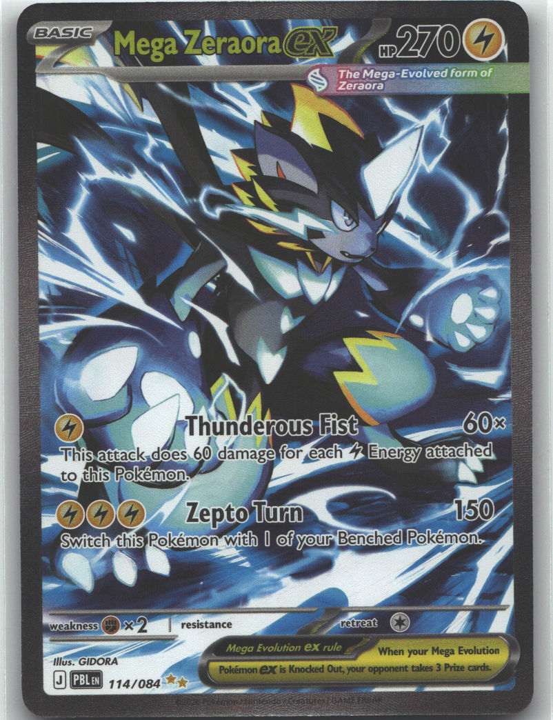 Mega Zeraora ex - 114/084