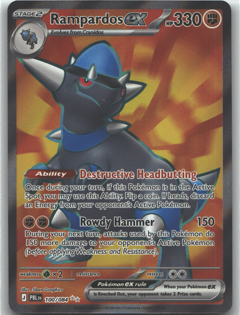 Rampardos ex - 100/084