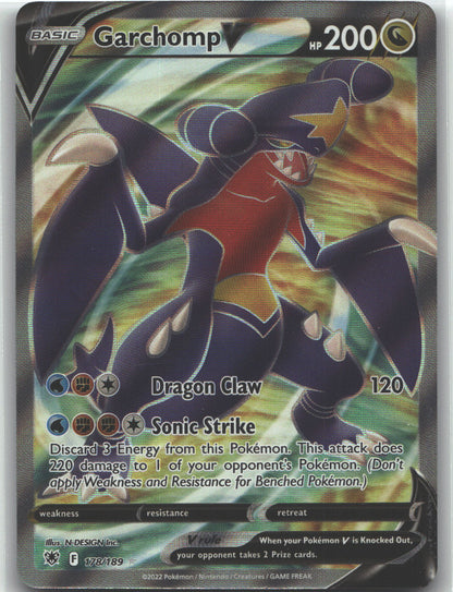 Garchomp V (Full Art) | Near Mint / English / Holofoil
