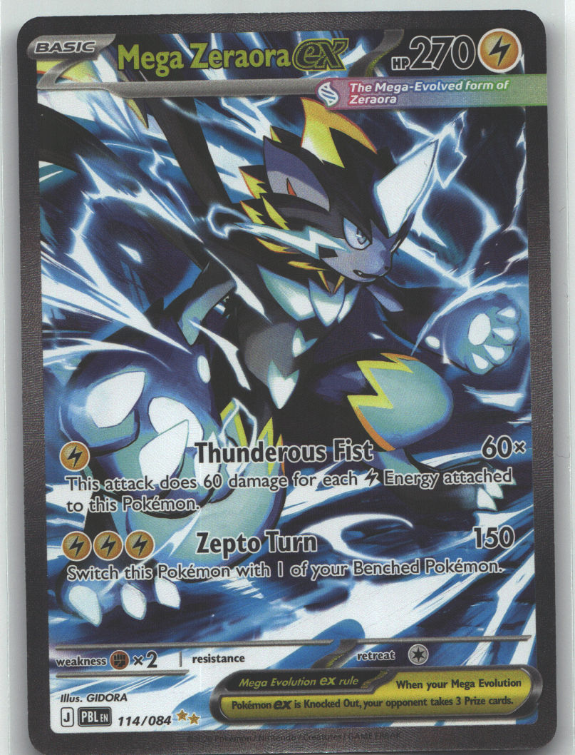 Mega Zeraora ex - 114/084