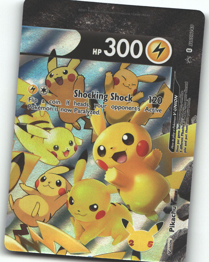 Pikachu V-Union - SWSH140 | Near Mint / English / Holofoil