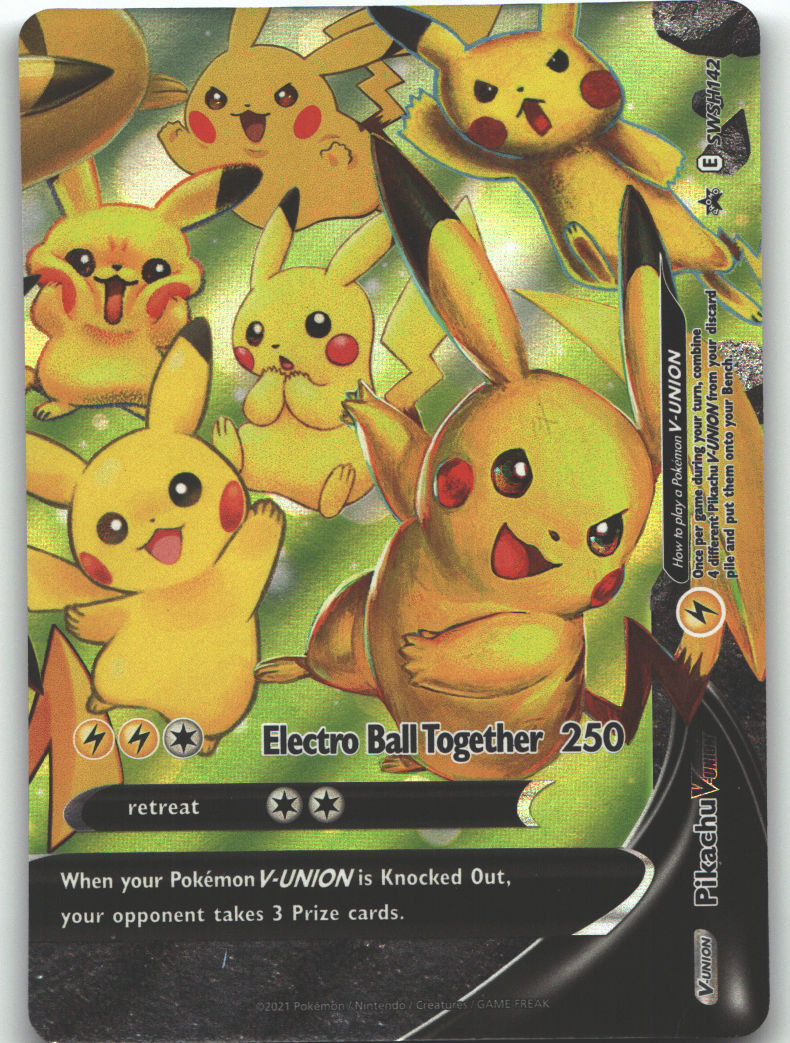 Pikachu V-Union - SWSH142 | Near Mint / English / Holofoil