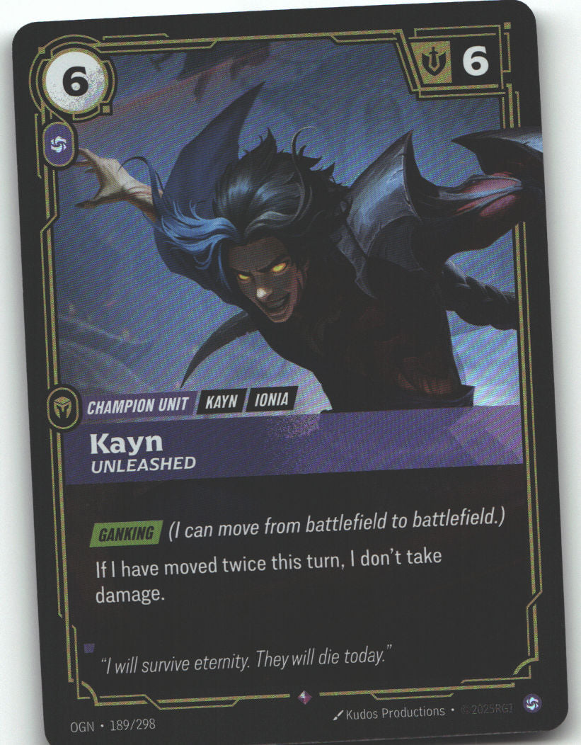 Kayn, Unleashed | Near Mint / English / Foil