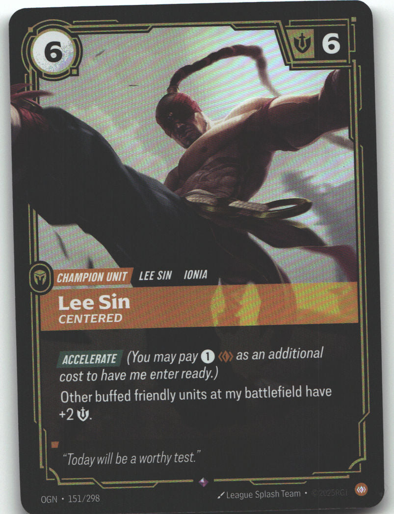 Lee Sin, Centered