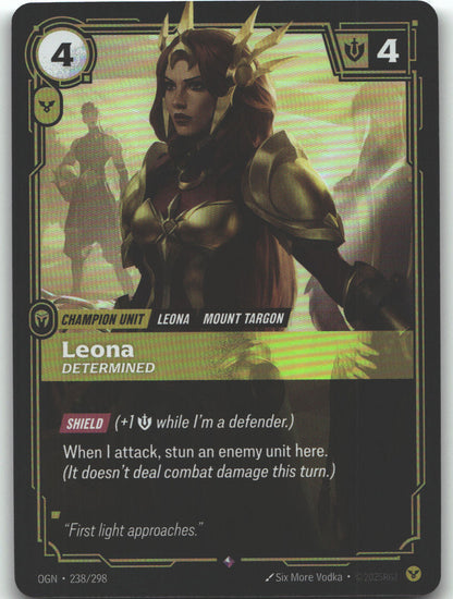 Leona, Determined | Near Mint / English / Foil