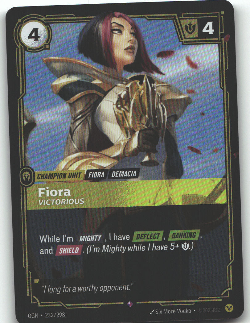 Fiora, Victorious