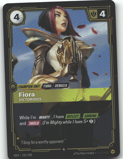 Fiora, Victorious