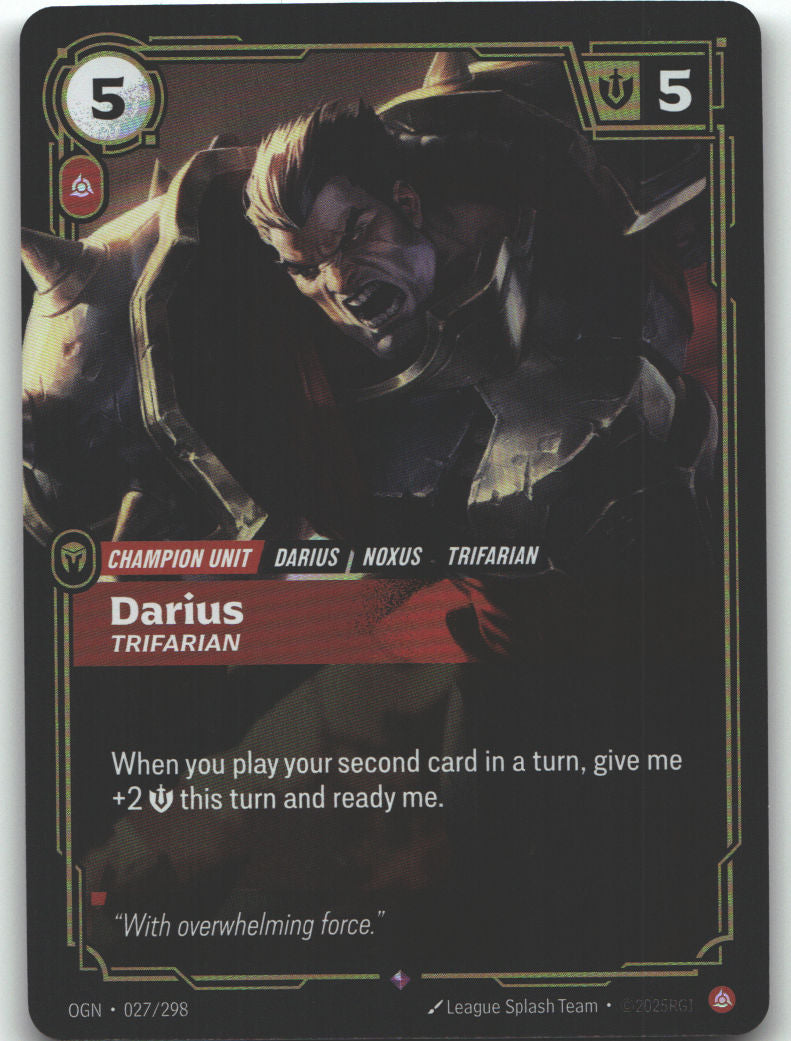 Darius, Trifarian | Near Mint / English / Foil