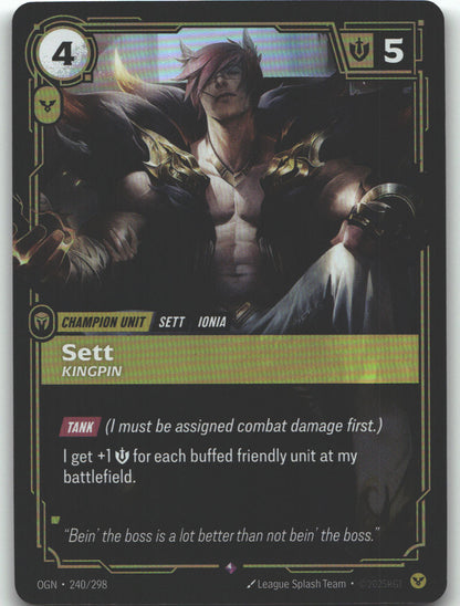 Sett, Kingpin | Near Mint / English / Foil