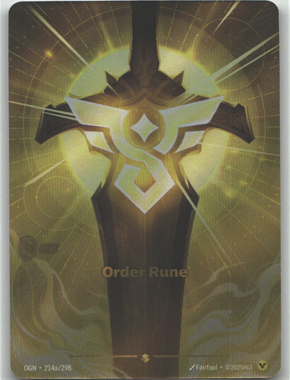 Order Rune (Alternate Art)