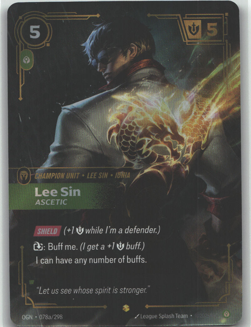 Lee Sin, Ascetic (Alternate Art)