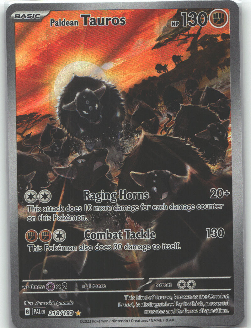 Paldean Tauros - 218/193