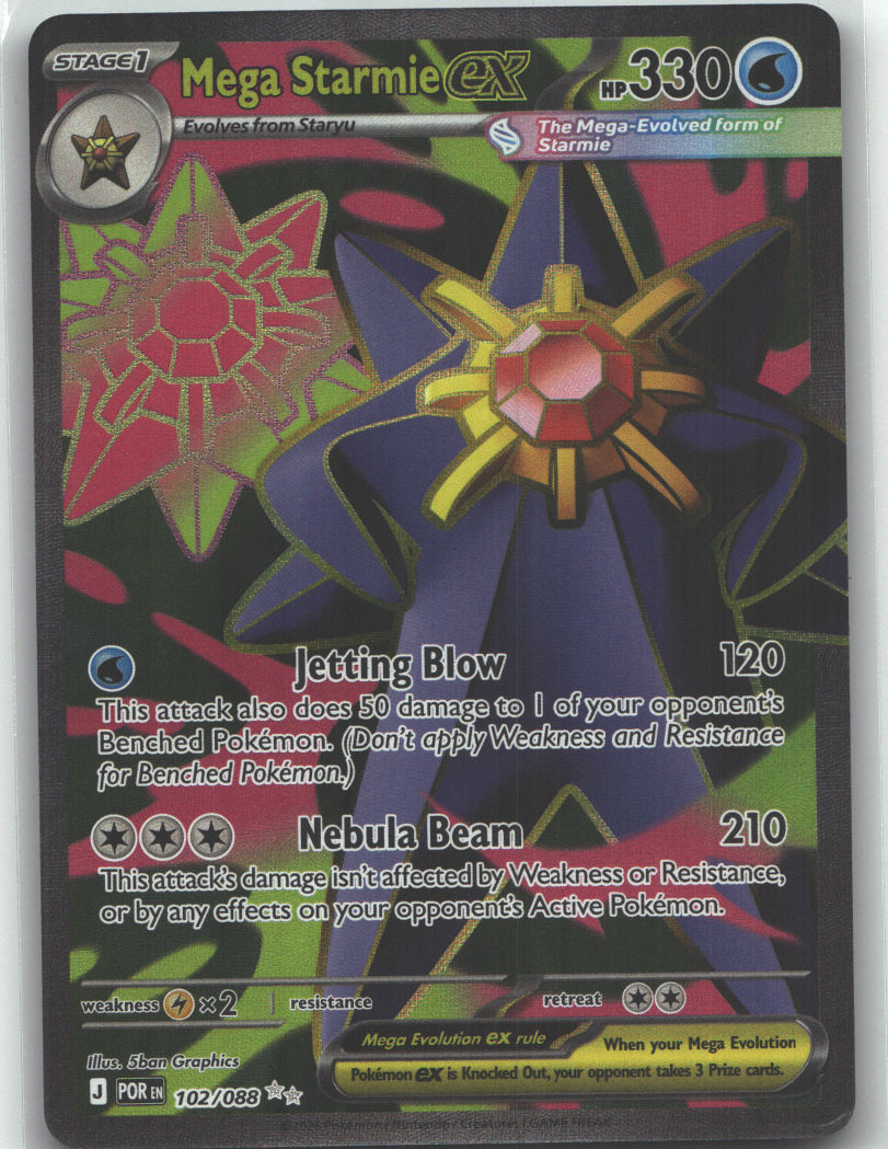 Mega Starmie ex - 102/088