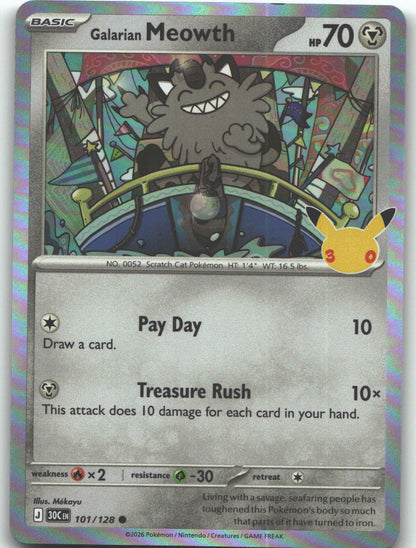 Galarian Meowth - 101/128