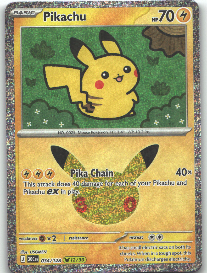 Pikachu - 034/128