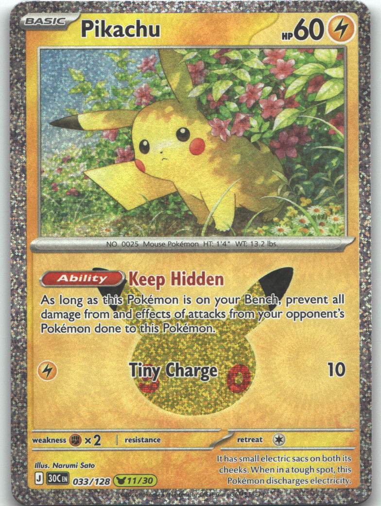 Pikachu - 033/128