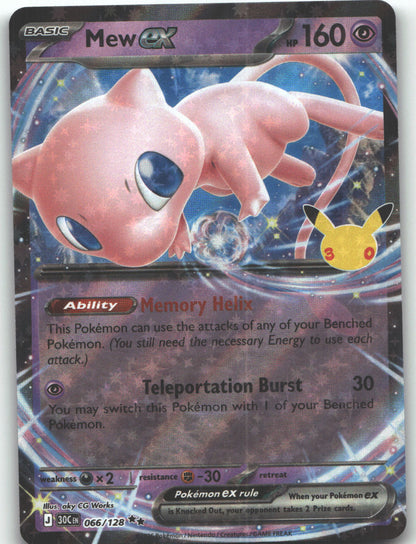 Mew ex - 066/128 | Near Mint / English / Holofoil