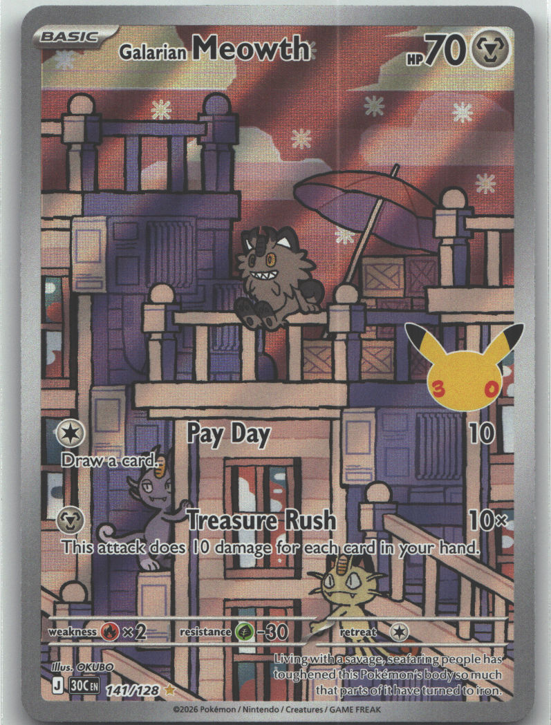 Galarian Meowth - 141/128