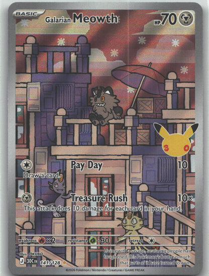 Galarian Meowth - 141/128