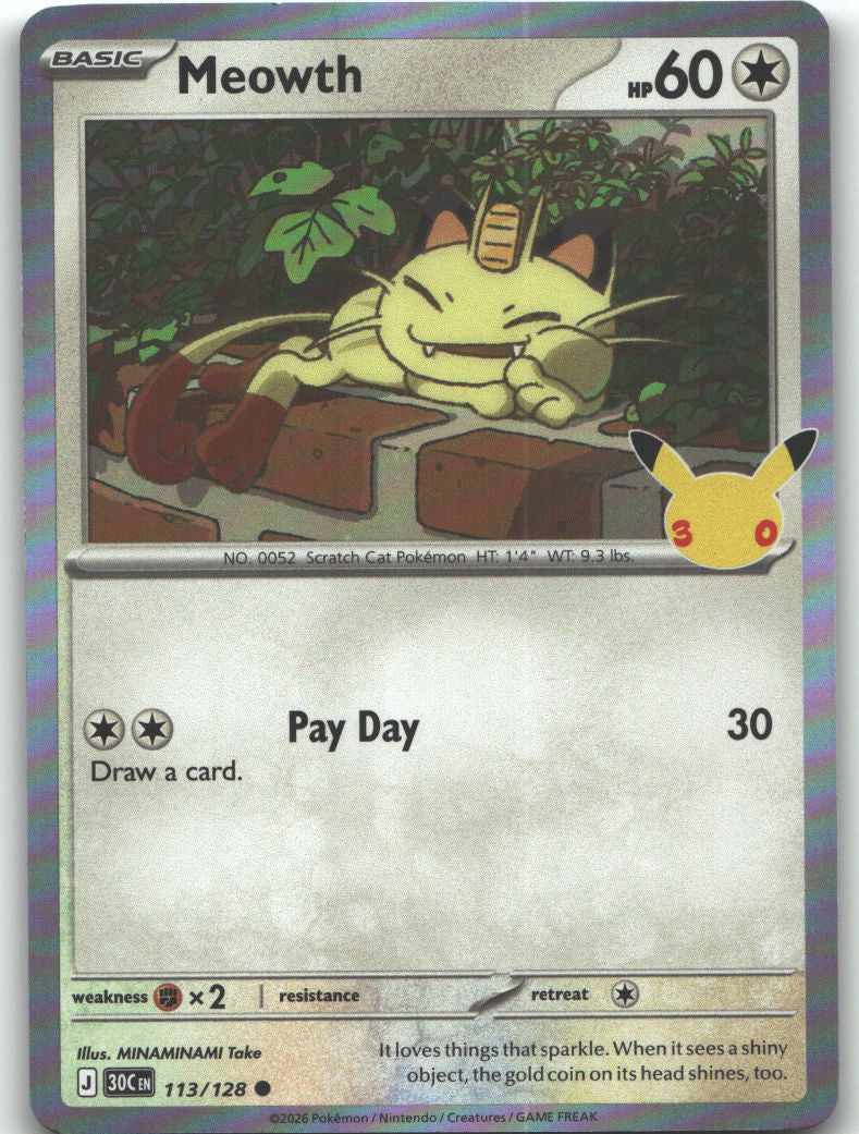 Meowth - 113/128