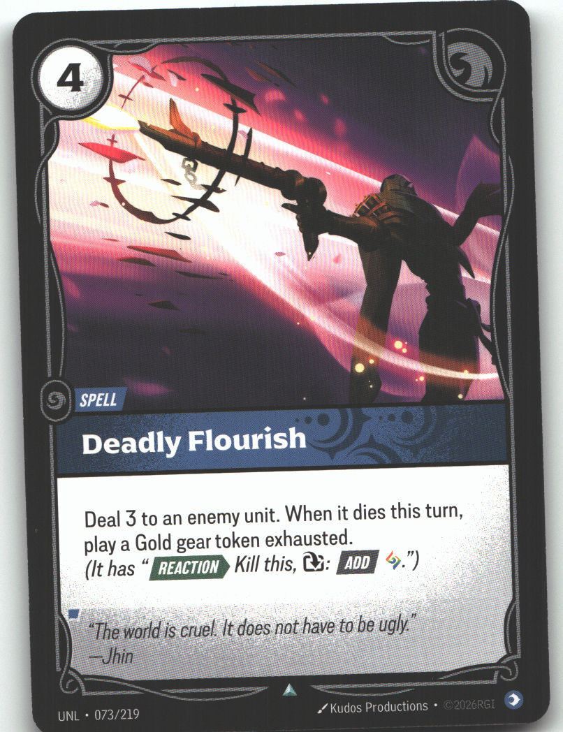 Deadly Flourish