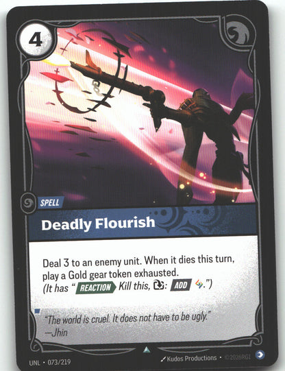 Deadly Flourish