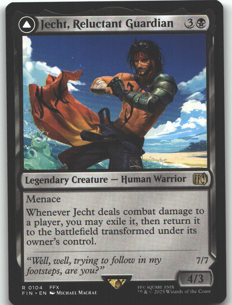 Jecht, Reluctant Guardian