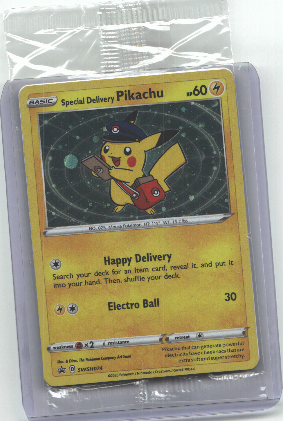 Special Delivery Pikachu - SWSH074